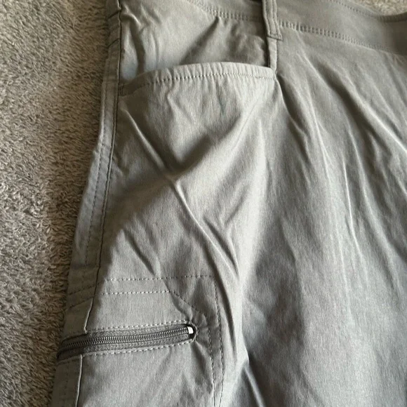 WRANGLER SHORTS MEN’S GRAY ELASTIC STRETCH HIKER SZ 42 - Picture 14 of 15